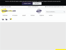 Tablet Screenshot of envases-online.com
